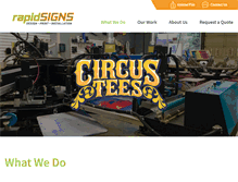 Tablet Screenshot of circustees.com